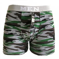 menboxer camouflage green